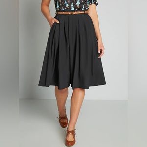 Breathtaking Tiger Lillies Midi Skirt